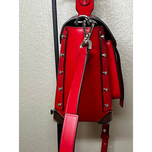 Michael Kors Manhattan Medium Leather Satche  Style 30T9SNCS6L - Picture 6 of 11